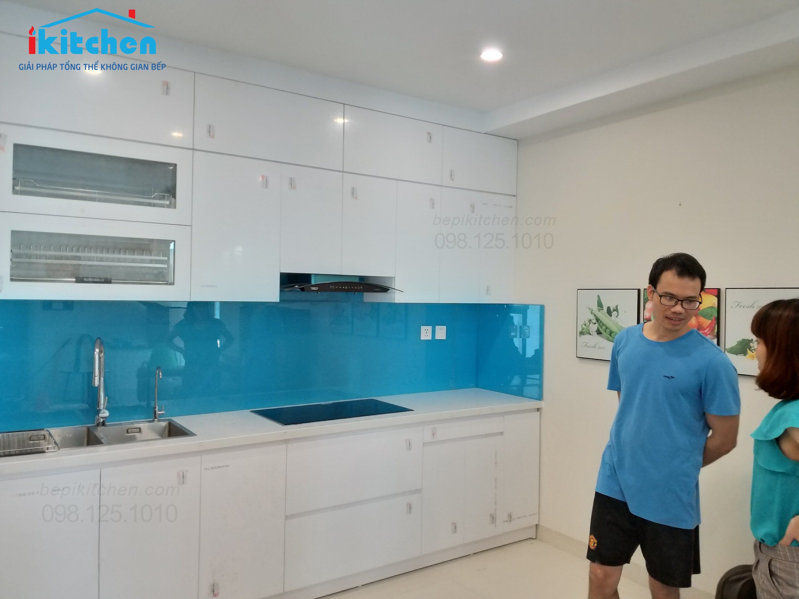 Thực tế thi công tủ bếp thông minh tại Chung cư PCC1 Triều khúc, Thanh Xuân – Hà Nội T6/2020
